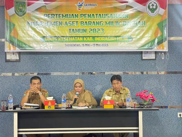 Diskes Inhil Gelar Pertemuan Penatausahaan Manajemen Aset Barang Milik Daerah